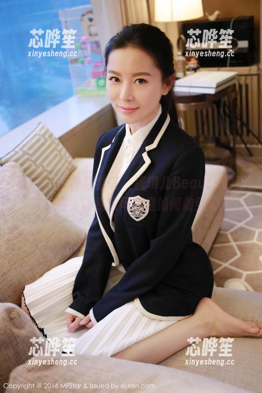 MFStar模范学院-唐琪儿Beauty MFStar模范学院 - 唐琪儿Beauty的写真套装,让我想问她是如何做到的?