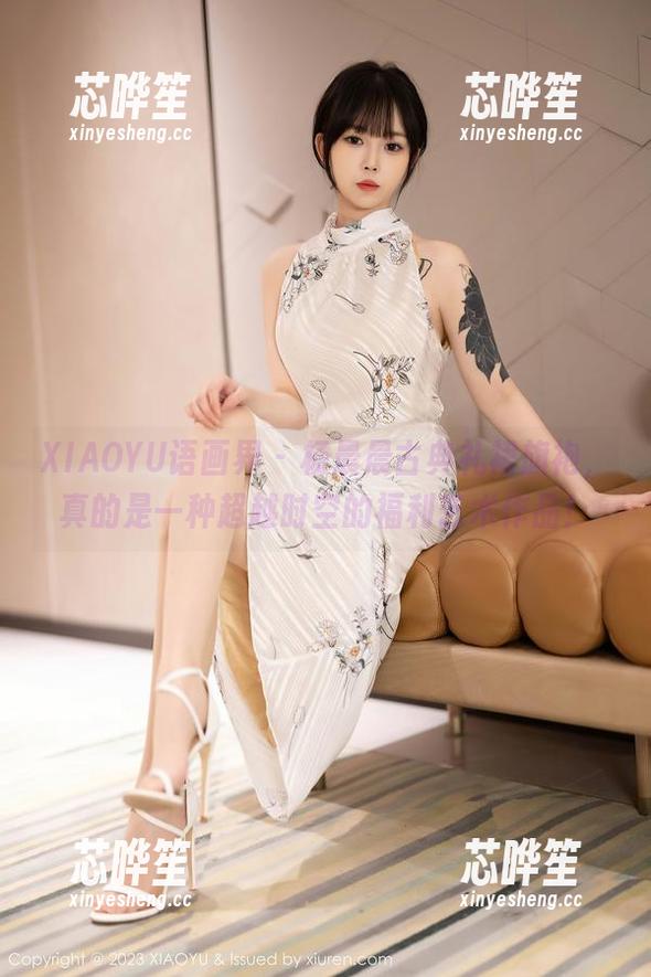 XIAOYU语画界 - 杨晨晨古典礼裙旗袍，真的是一种超越时空的福利艺术作品！