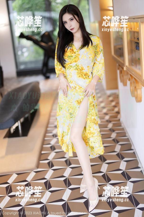 XIAOYU语画界 - 黑白倒是没啥关系，梦心玥的私拍合集告诉你：面对镜头，表情才是王道！
