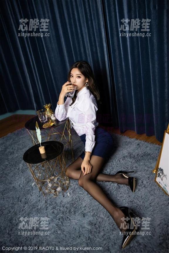 XIAOYU语画界-芝芝Booty XIAOYU语画界 - 图库见证:典雅制服与网袜,芝芝Booty这次又打破你的想象