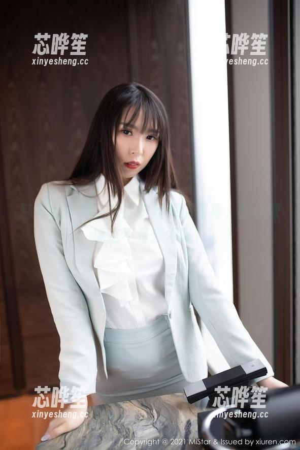 魅妍社 - 周小然的白丝高清写真，你还敢说这不是艺术吗？